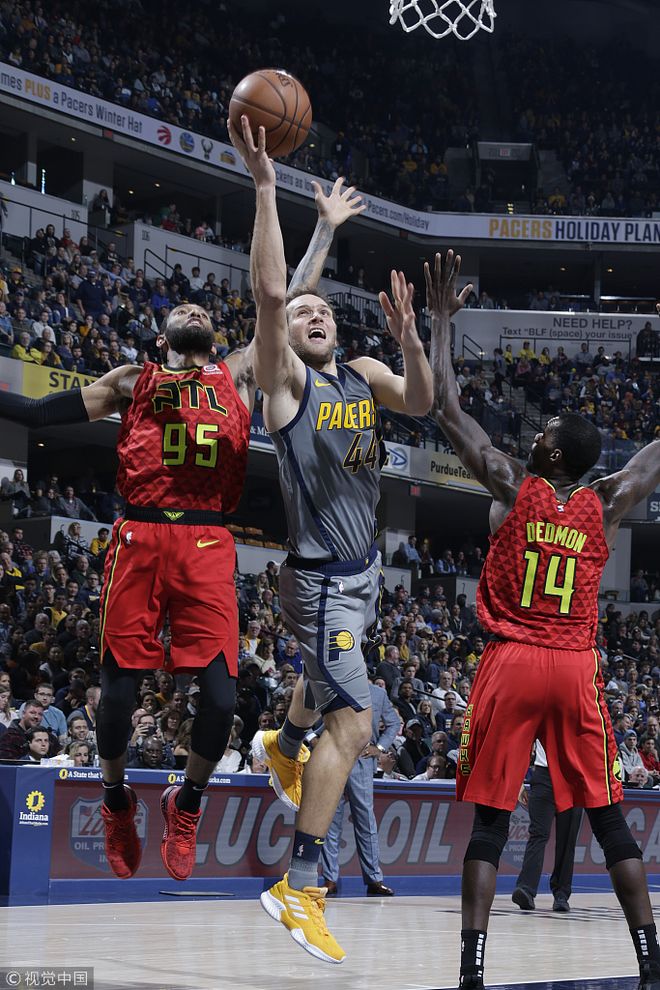 老鹰客场逆转步行者，取得两连胜