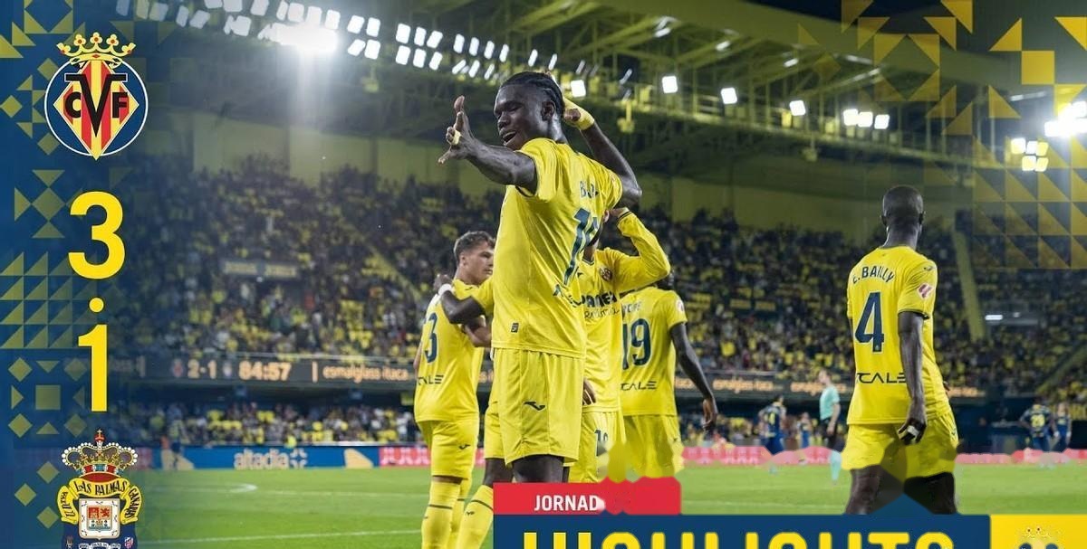 包含比利亚雷亚尔主场大获全胜，激情庆祝胜利的词条